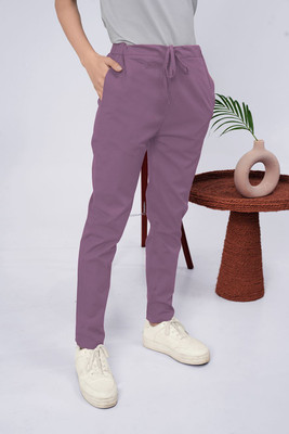 Larqi Regular Fit Women Purple Trousers