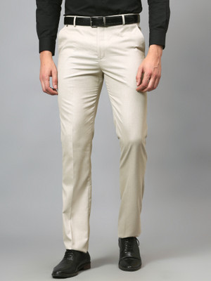 CANTABIL Regular Fit Men Beige Trousers