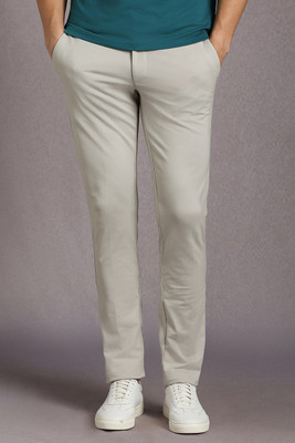 LOUIS PHILIPPE Tapered Men Grey Trousers