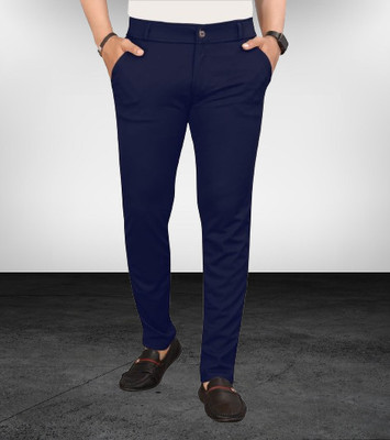 Lewit Regular Fit Men Light Blue Trousers
