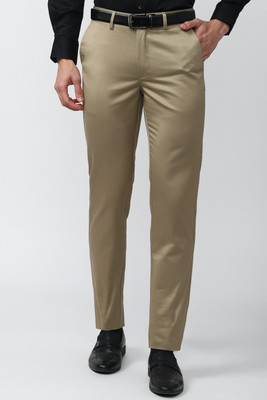 PETER ENGLAND Slim Fit Men Green Trousers