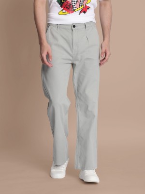 Bene Kleed Loose Fit Men Grey Trousers