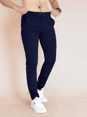 BELPATRA Regular Fit Men Dark Blue Trousers