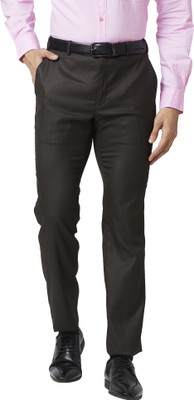 Raymond Slim Fit Men Brown Trousers