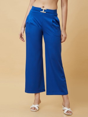 Globus Relaxed Women Blue Trousers