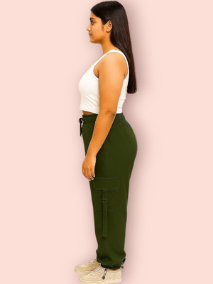 EpicDesigns Comfort Fit Women Green Trousers