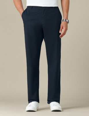 U.S. POLO ASSN. Straight Fit Men Blue Trousers