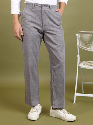 HIGHLANDER Regular Fit Men Grey Trousers
