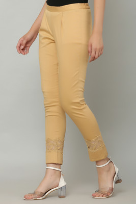 Sellingsea Regular Fit Women Beige Trousers