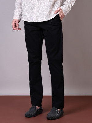 V-MART Regular Fit Men Black Trousers
