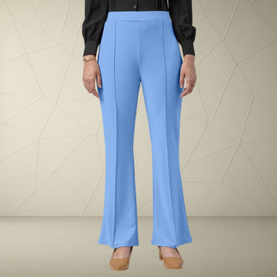 nitafashion Loose Fit Women Light Blue Trousers