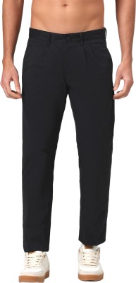 SUBTRACT Regular Fit Men Black Trousers