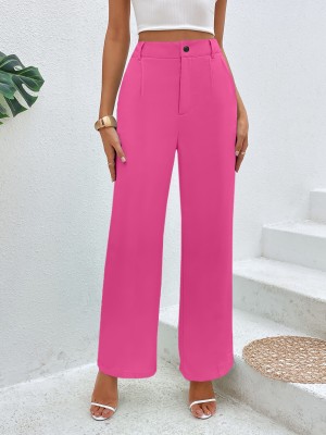 LEE TEX Regular Fit Women Pink Trousers