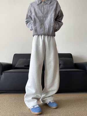 WEVOK WEAR Relaxed Men Grey Trousers