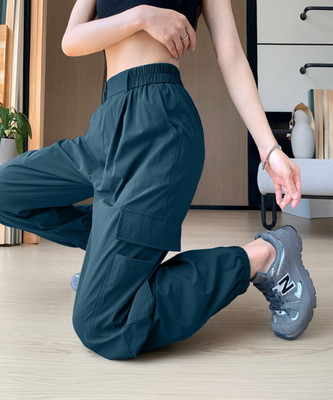 FLOREOS Relaxed Women Dark Blue Trousers