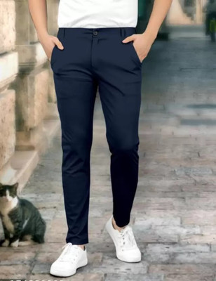 FUBAR Slim Fit Men Blue Trousers