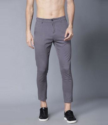 HIGHLANDER Skinny Fit Men Grey Trousers