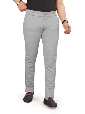 ynam Regular Fit Men Khaki Trousers
