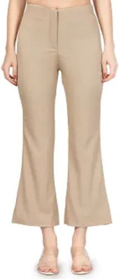 Eastern Uniforms Flared Women Beige Trousers