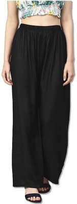 ARKT Loose Fit Women Black Trousers