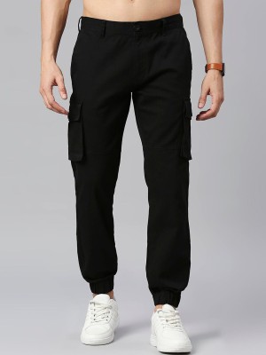 Moda Rapido Slim Fit Men Black Trousers