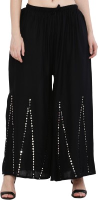 DRAKE Relaxed Women Black Trousers