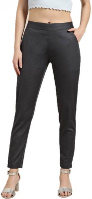 Princi Fashion Regular Fit Women Black Trousers