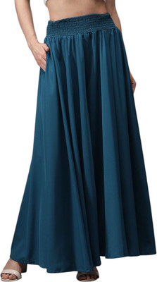 GROWMORE CREATION Flared Women Dark Blue Trousers