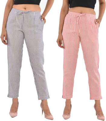QuaClo Regular Fit Women Multicolor Trousers