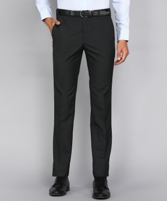 Raymond Slim Fit Men Grey Trousers