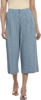 Akkriti by Pantaloons Regular Fit Women Blue Trousers