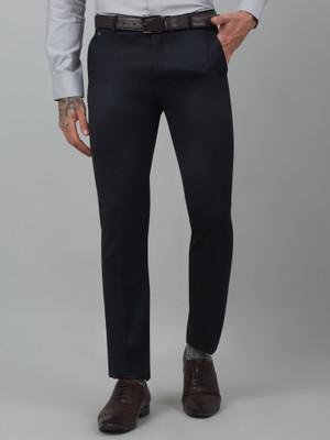 CANTABIL Regular Fit Men Dark Blue Trousers