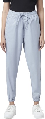 Honey By Pantaloons Regular Fit Women Light Blue Trousers