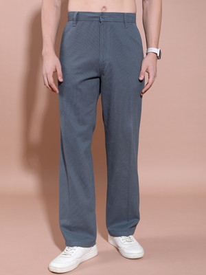 HIGHLANDER Regular Fit Men Blue Trousers