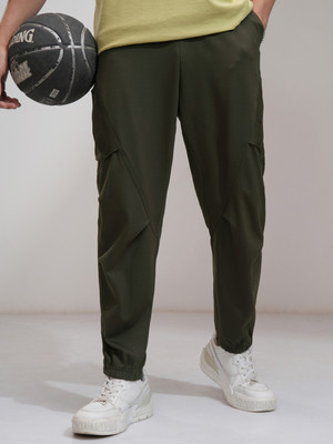 HIGHLANDER Tapered Men Green Trousers