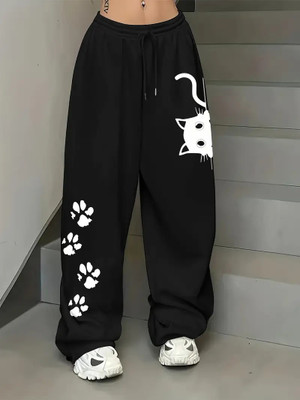 ERAWORLD Straight Fit Women Black Trousers