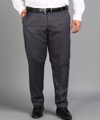 METRONAUT PLUS Slim Fit Men Grey Trousers