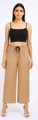 AdvibaFashion Regular Fit Women Brown Trousers