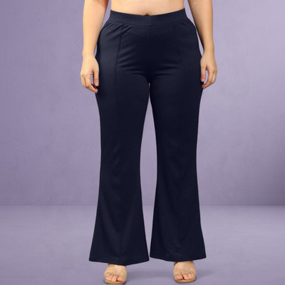 nitafashion Comfort Fit, Regular Fit Women Dark Blue Trousers