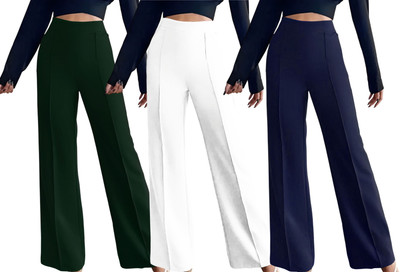 Kintu Parantu Regular Fit Women Green, White, Blue Trousers