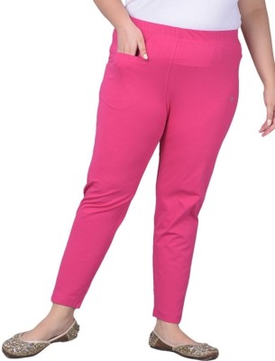 Comfort Lady Regular Fit Women Pink Trousers