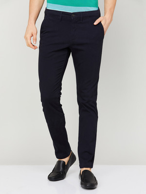 CODE by Lifestyle Regular Fit Men Blue Trousers