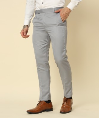 ZEPPI Regular Fit Men Grey Trousers