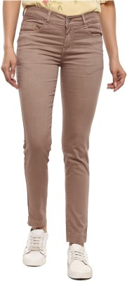 V-MART Regular Fit Women Brown, Brown Trousers