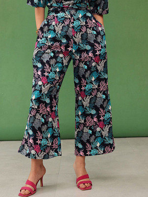 CORSICA Regular Fit Women Blue Trousers