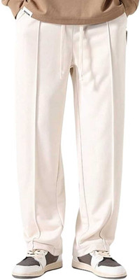 VANSH FASHION Loose Fit Men Cream Trousers