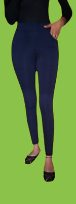 SP FASHION Slim Fit Women Blue Trousers
