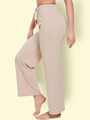 EpicDesigns Comfort Fit Women Beige Trousers