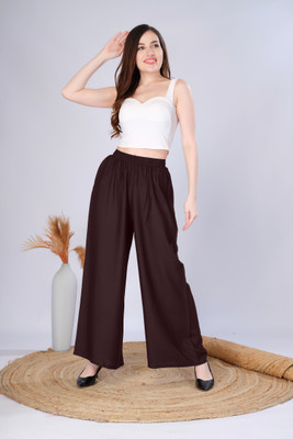 Vivika Flared Women Blue Trousers