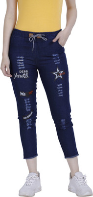 NDGARMENT Regular Fit Women Blue Trousers